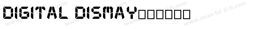 digital dismay字体转换